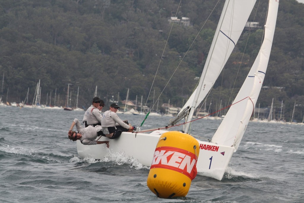 Harry Thurston in action in the 2009 HARKEN final versus Tiller  where he was runner-up- photo by Tom Spithill.JPG - 18th HARKEN International Youth Match Racing Championships  © Tom Spithill